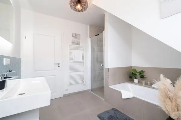 Badezimmer  Ferienhaus "Sunseeker House No. 1"