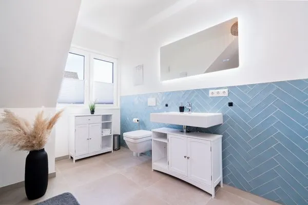 Badezimmer  Ferienhaus "Sunseeker House No. 1"