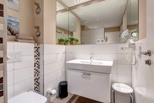 Badezimmer  Residenz am Balmer See, Whg. 18