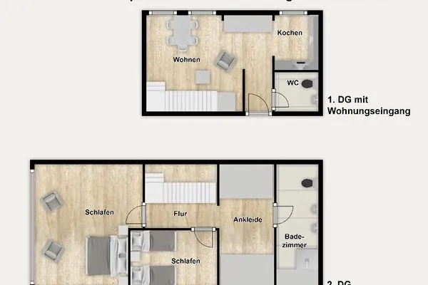 Grundriss Ferienhaus am Gutspark Dranske Ferienwohnung Sonnenliebe