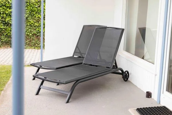 Terrasse  (BIR45) Ferienhaus Dat Hes-Hus