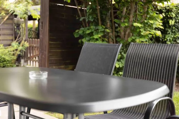 Terrasse  (BIR45) Ferienhaus Dat Hes-Hus