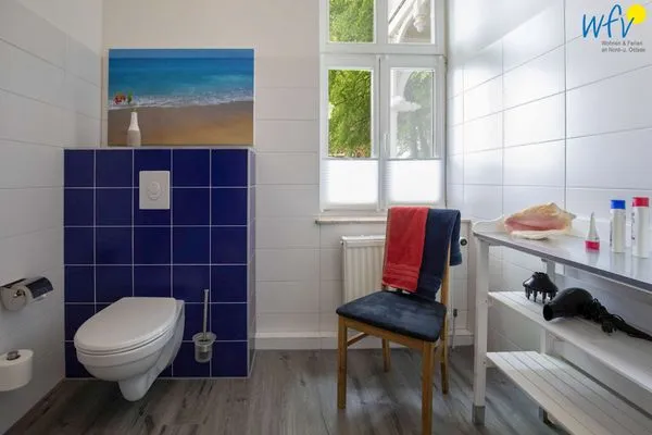 Badezimmer Villa Sanssouci Ferienwohnung Strandgut