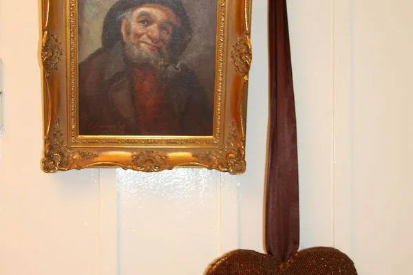 Flur in der Friesenhaushälfte Hommelkasche in Süddorf auf der Nordseeinsel Amrum Friesenhaus Amrum Hommelkasche