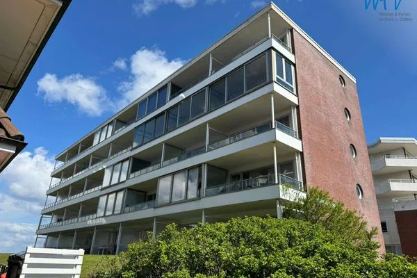 Hauptansicht Haus Poseidon Ferienwohnung Nordseeblick