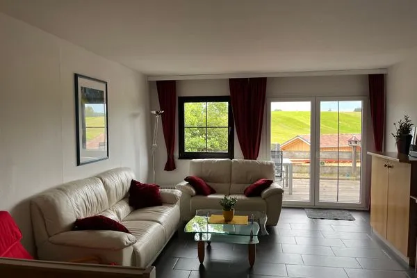 Wohnzimmer Feriendorf Hochbergle Haus 7