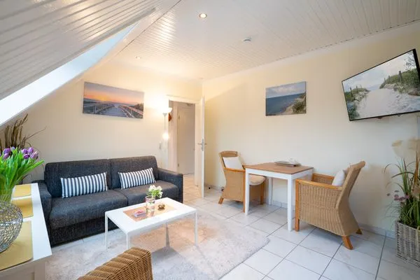 Wohnzimmer  (HER16d) Ferienwohnung "Ankes Gästehaus 2" F***