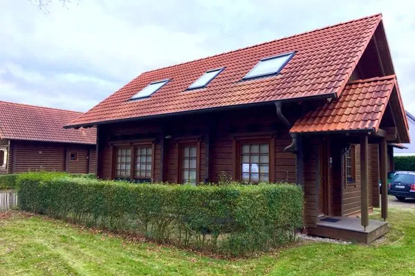 Hauptansicht  Blockhaus James Cook - Meerblick