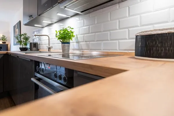 Küche / Küchenzeile  Ferienhaus "Sunseeker House No. 2"