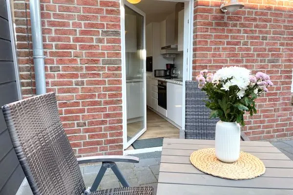 Duhner Strand FeWo 2 Duhnen - Terrasse