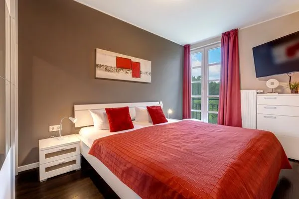 Schlafzimmer  Residenz am Balmer See, Whg. 53