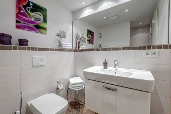 Badezimmer  Residenz am Balmer See, Whg. 53