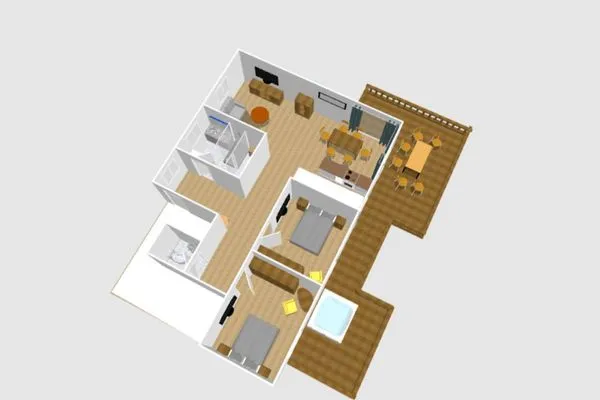 Grundriss  Penthouse Apartment Bergkristall by FiS - Fun in Styria