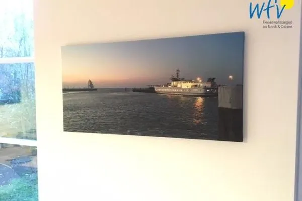 Dekoratives Detail Haus Inselparadies Ferienwohnung Falshöft