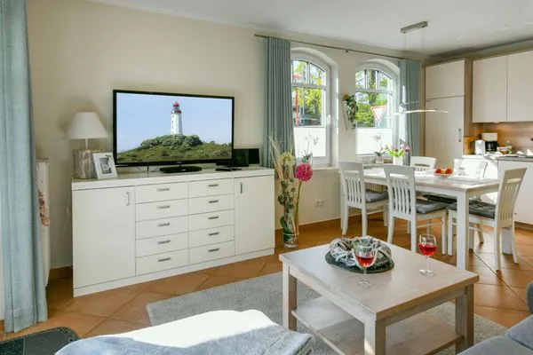 Wohnzimmer Villa Kranich Ferienwohnung 1