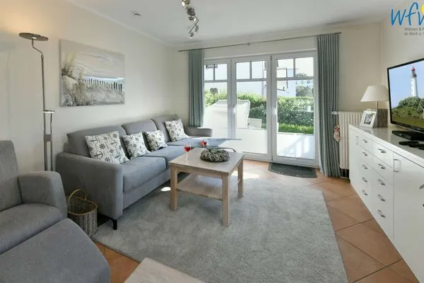 Wohnzimmer Villa Kranich Ferienwohnung 1