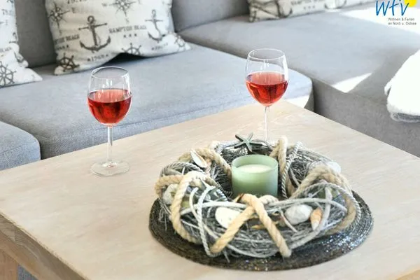 Dekoratives Detail Villa Kranich Ferienwohnung 1