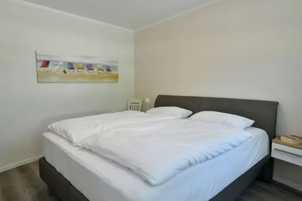 Schlafzimmer Villa Kranich Ferienwohnung 1