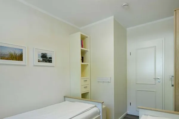 Schlafzimmer Villa Kranich Ferienwohnung 1