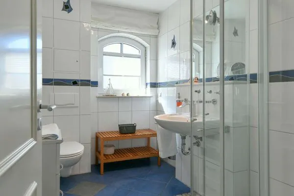 Badezimmer Villa Kranich Ferienwohnung 1