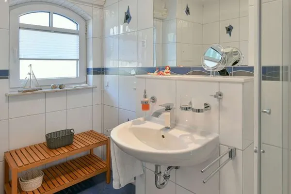 Badezimmer Villa Kranich Ferienwohnung 1