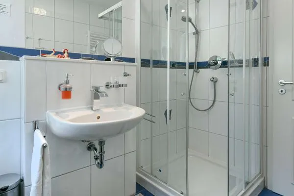 Badezimmer Villa Kranich Ferienwohnung 1
