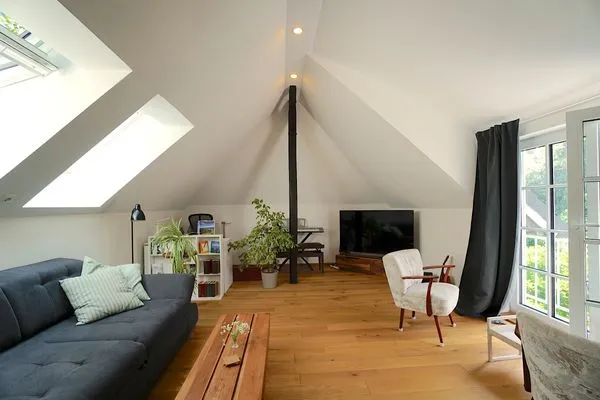 Wohnzimmer  Ferienwohnung "Wasserburg"