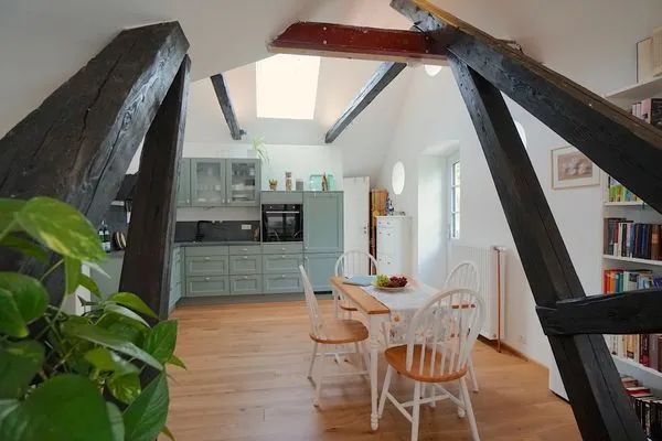 Küche / Küchenzeile  Ferienwohnung "Wasserburg"