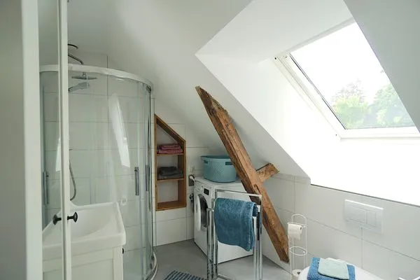Badezimmer  Ferienwohnung "Wasserburg"