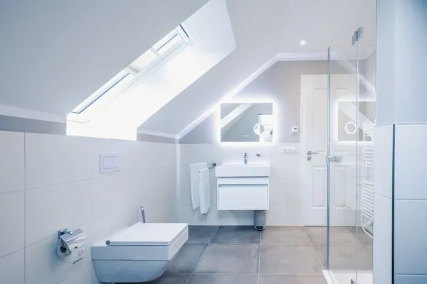 Badezimmer  Ferienwohnung Auszeit