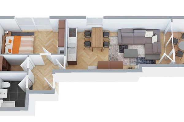  Ferienwohnung "Nice Place"  - Grundriss