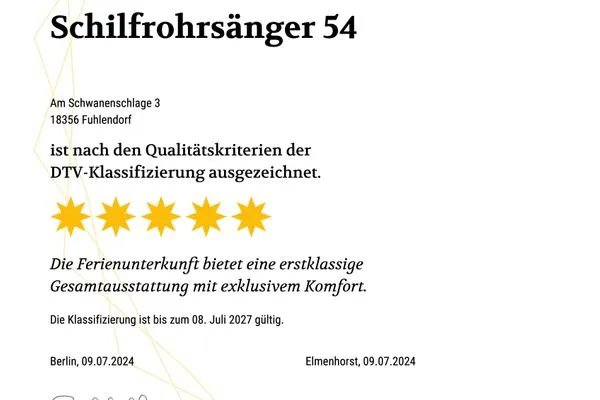   Ferienhaus Schilfrohrsänger 54