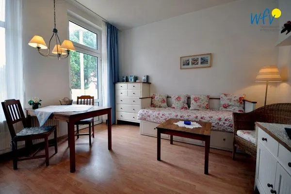 Wohnzimmer Kirchstr. 11 Borkum Ferienwohnung 11