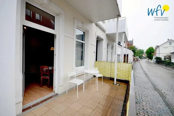 Balkon Kirchstr. 11 Borkum Ferienwohnung 11