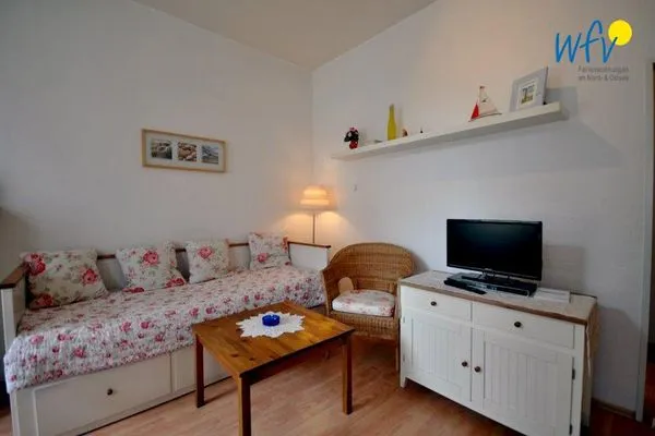 Wohnzimmer Kirchstr. 11 Borkum Ferienwohnung 11