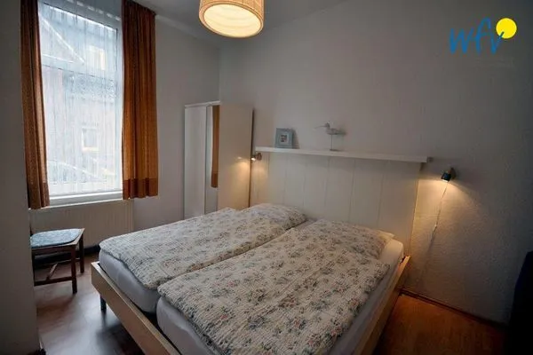 Schlafzimmer Kirchstr. 11 Borkum Ferienwohnung 11