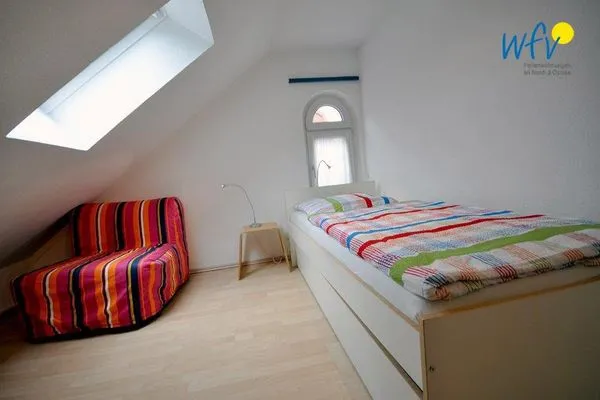 Schlafzimmer Kirchstr. 38 Borkum Ferienwohnung 38