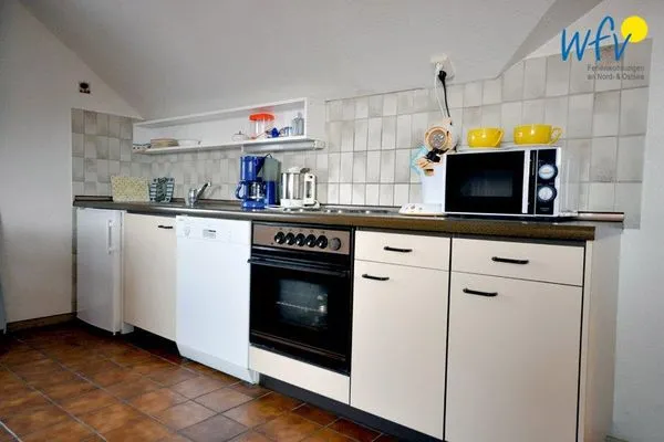 Küche / Küchenzeile Kirchstr. 38 Borkum Ferienwohnung 38