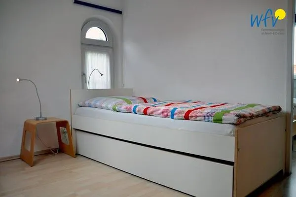 Schlafzimmer Kirchstr. 38 Borkum Ferienwohnung 38