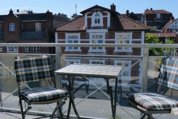 Balkon der Sonnenoase in Wittdün auf Amrum Strand Residenz Ferienwohnung *SonnenOase*