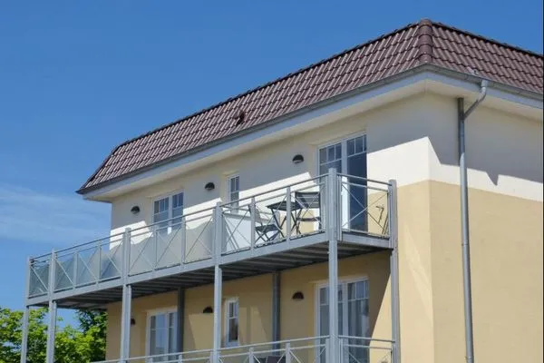 Balkon der Sonnenoase in Wittdün auf Amrum Strand Residenz Ferienwohnung *SonnenOase*