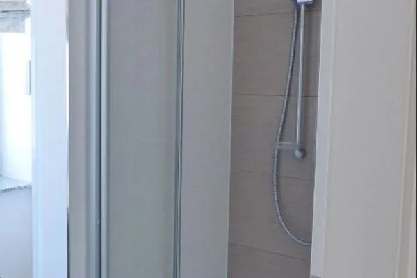 Badezimmer der Sonnenoase in Wittdün auf Amrum Strand Residenz Ferienwohnung *SonnenOase*