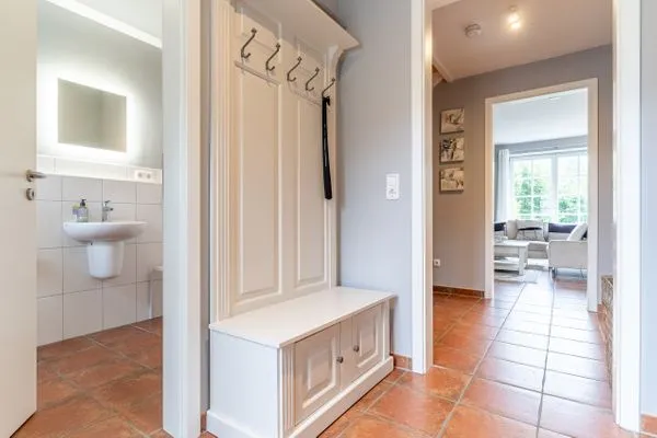 Westmarken Reetdachhaus Strandkontor SPO Ording - 