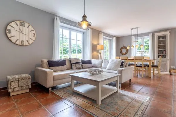 Westmarken Reetdachhaus Strandkontor SPO Ording - 