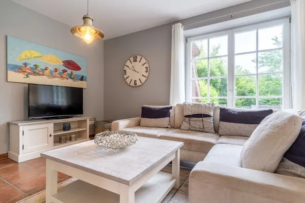 Westmarken Reetdachhaus Strandkontor SPO Ording - 