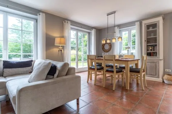 Westmarken Reetdachhaus Strandkontor SPO Ording - 