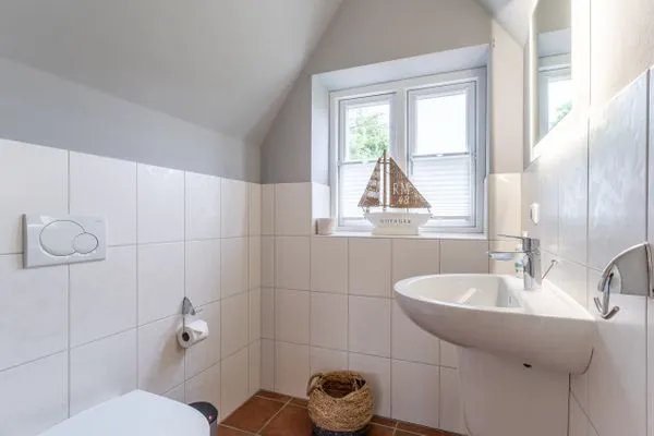 Westmarken Reetdachhaus Strandkontor SPO Ording - 