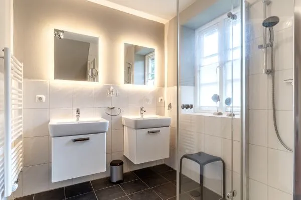 Westmarken Reetdachhaus Strandkontor SPO Ording - 