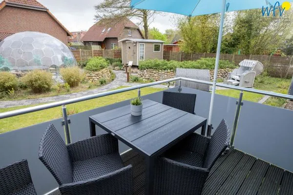 Balkon Seaside Ferienwohnung 2
