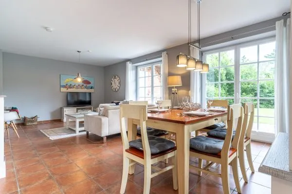 Westmarken Reetdachhaus Strandkontor SPO Ording - 